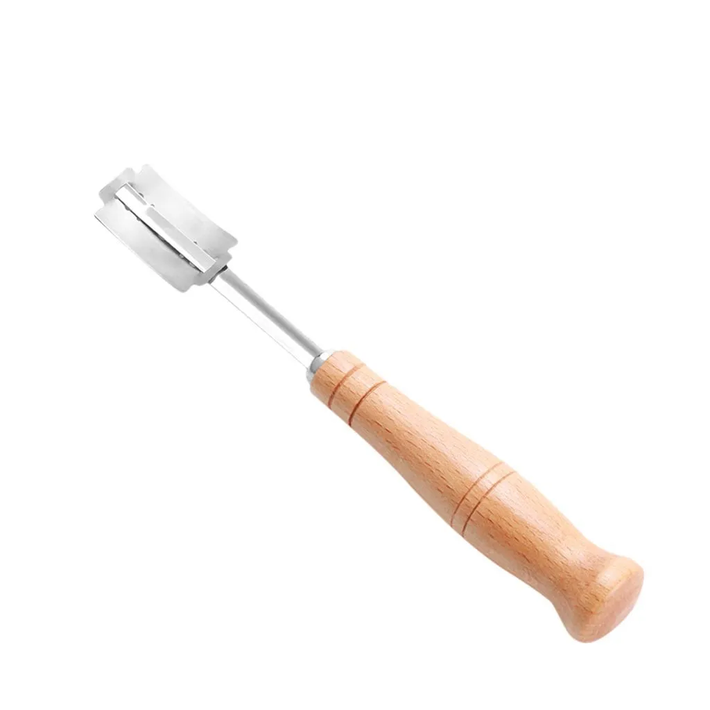 Bread Arc Curved Knife Bakers Blade Baking Slashing Tool Wood Handle Dough Making Cutter Accessor Pastry Tools Accessory | Дом и сад