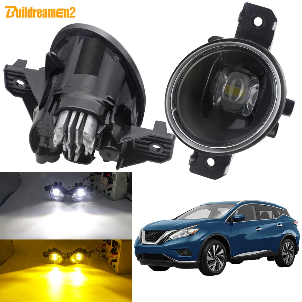 

Светодиодсветильник Противотуманные фары в сборе для автомобилей Nissan Murano 2015, 2016, 2017, H11, 30 Вт, 8000 лм, 12 В