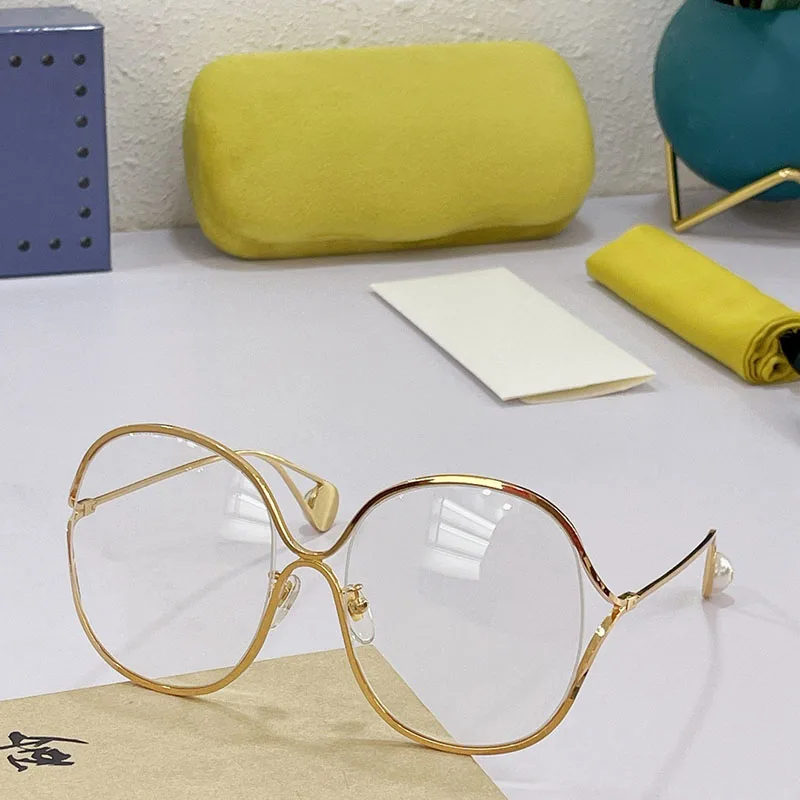 

2022 new fashion sunglasses big frame retro metal round female sunglasses personality ultra light comfortable sunglasses