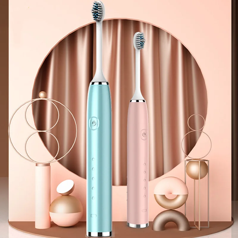 Зубная щетка электрическая ультразвуковая с зарядкой от USB и