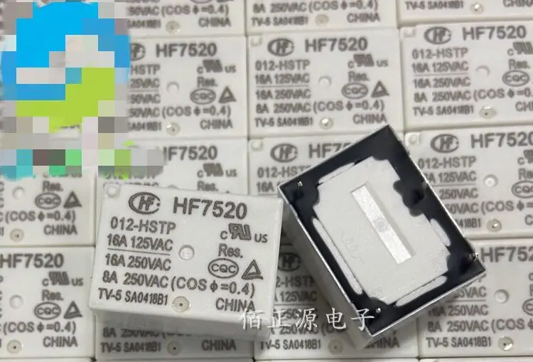 

30PCS/HF7520-012-HSTP HF7520 16A 250VAC DIP4