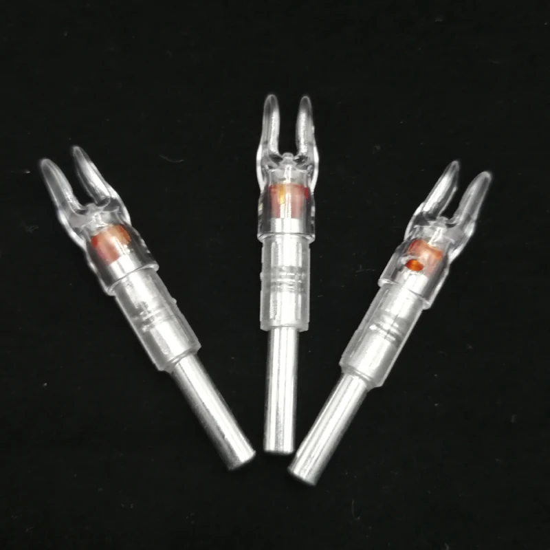 6/9 PCS Archery LED Lighted Nocks Suitable For Any Internal Diameter 6.2MM Arrow Hunting Accessories | Спорт и развлечения