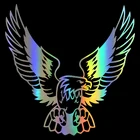 3D наклейка на автомобиль, модный Орел на автомобиле, забавные наклейки и этикетки с дикими животными, виниловая модель автомобиля 15,8*16 см