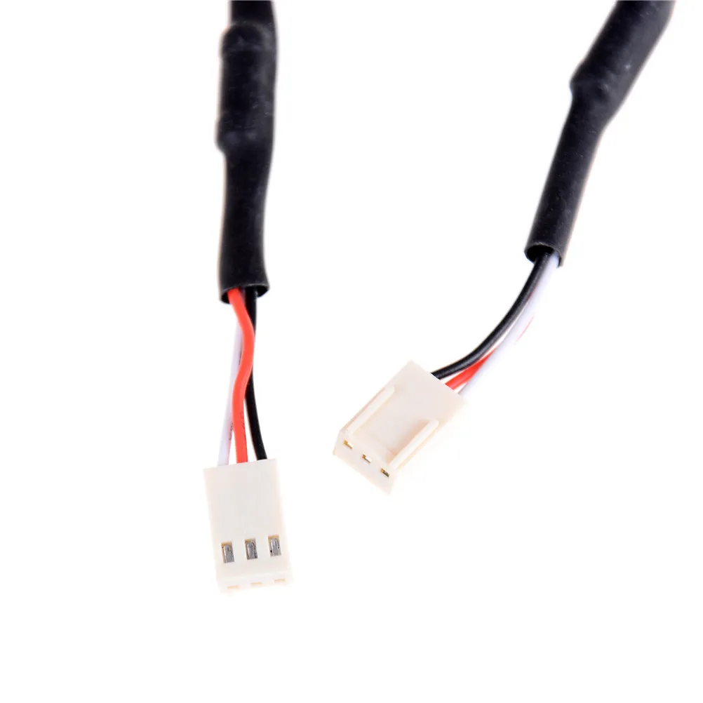 

10pcs/lot 3 Pin Male to Female Fan Resistor Cables 12cm 3PIN Reduce PC Fan Speed Noise Extension Resistor Cable Wire
