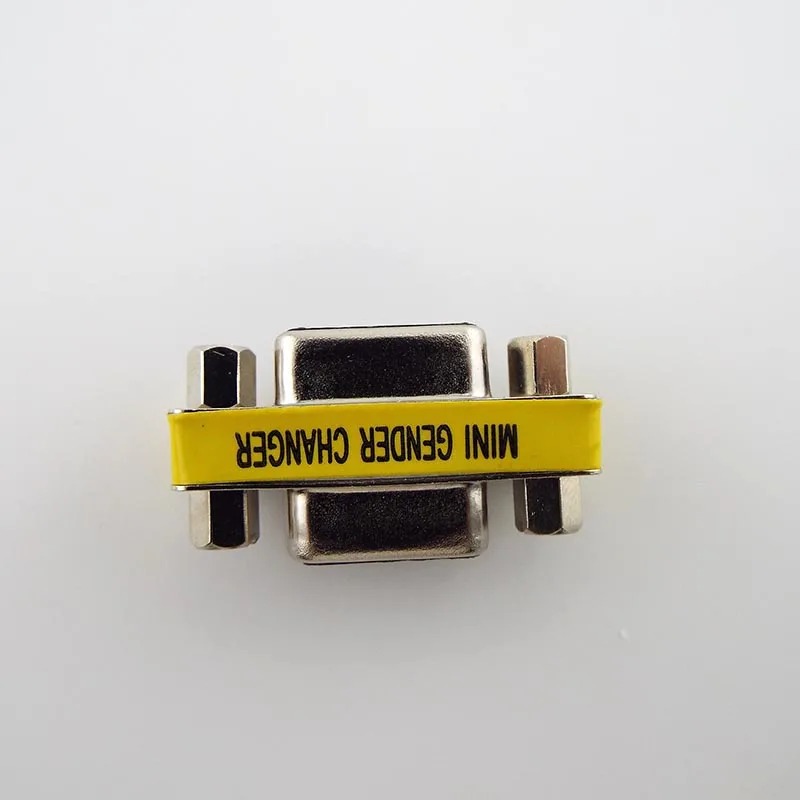 Мини-разъем VGA 15pin двойной гнезда D-Sub на обоих концах для подключения внешних