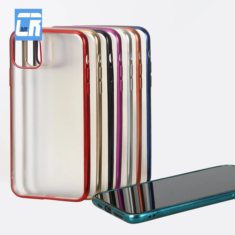 Чехол для iPhone 11 Роскошный Матовый чехол с покрытием телефона X XR XS MAX 8 7 6S Plus мягкая