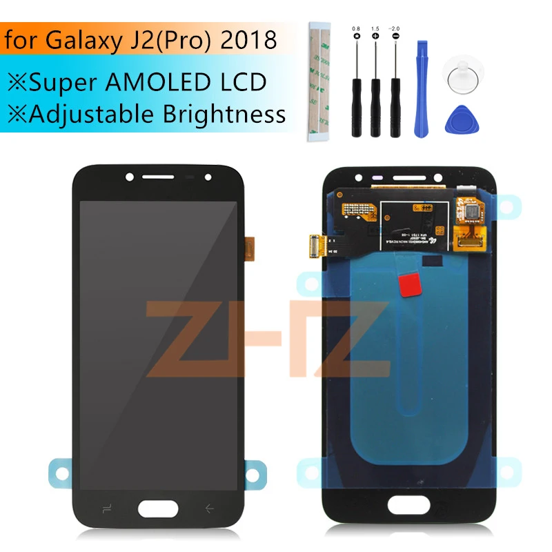 Super Amoled для Samsung Galaxy J2 Pro 2018 J250 ЖК дигитайзер сенсорный экран Grand Prime запасные