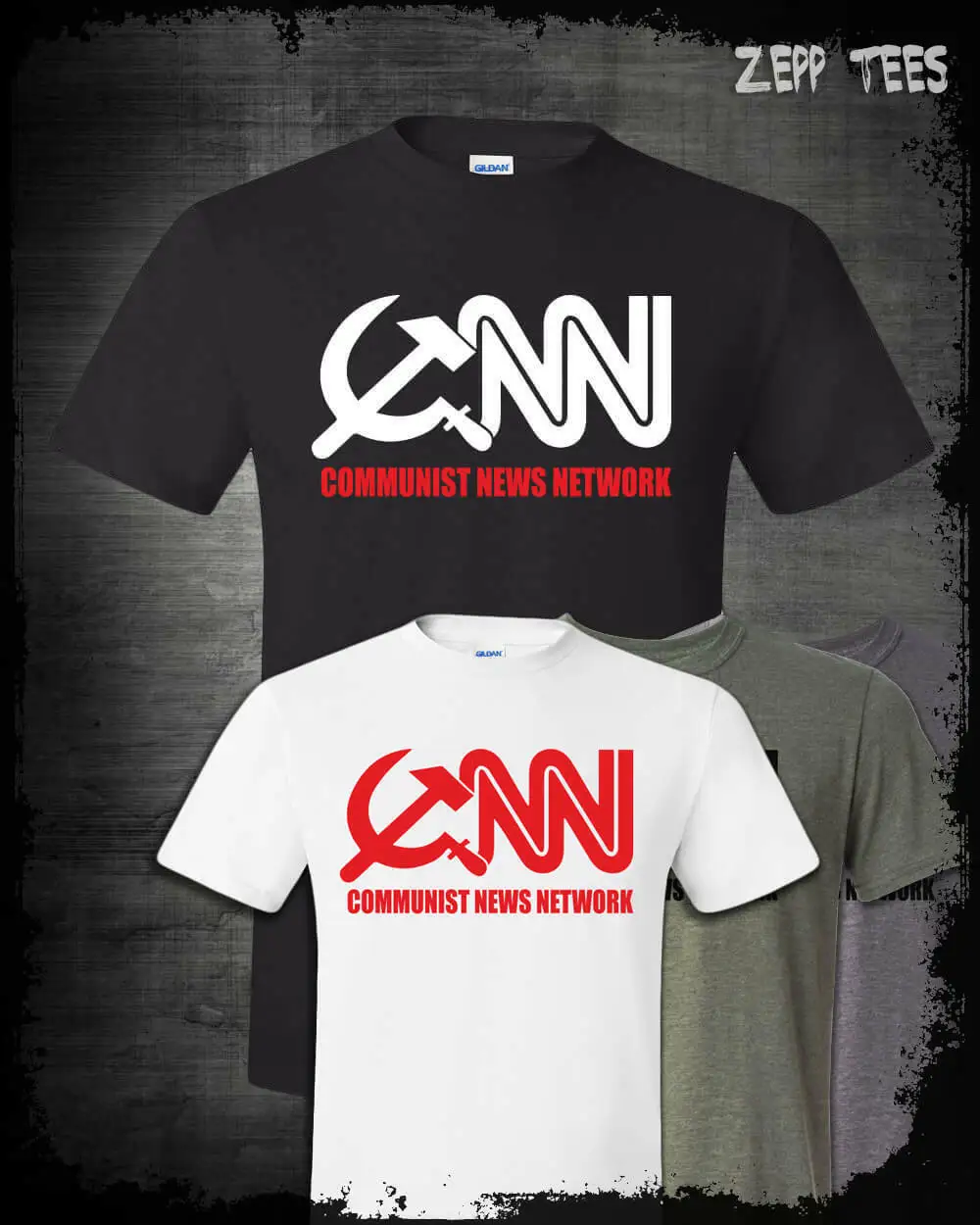 

Cnn Communist News Network Shirt Funny Tabloid Fake Corporate Media Trump Fraud Unisex Women Men Tee Shirt