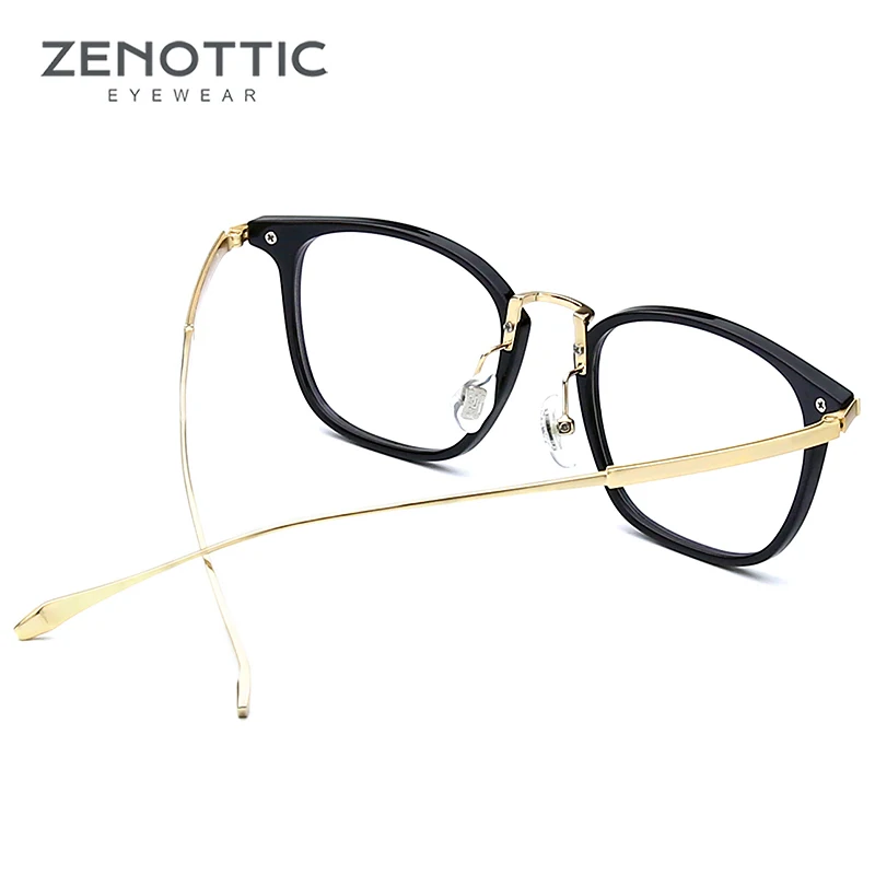 Очки zenotic в стиле ретро для мужчин прозрачные оправы очков при близорукости
