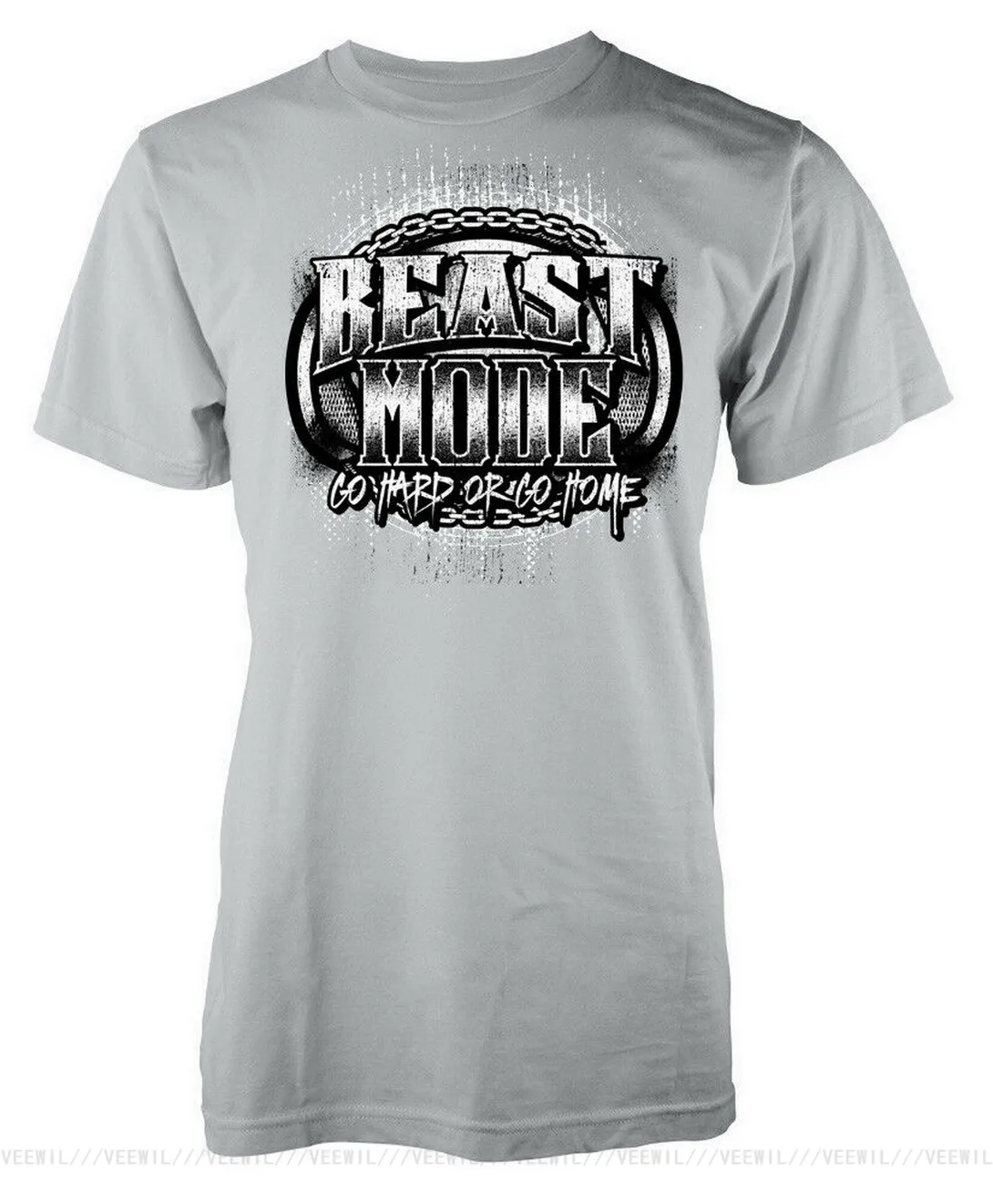 

Футболка для взрослых Beast Mode Go Hard или Go Home Gym, новые смешные хлопковые топы