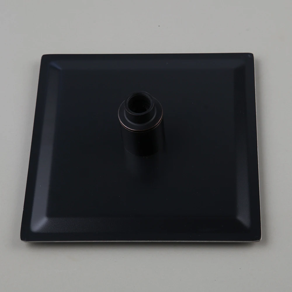 Насадка для душа YANKSMART с LED-светильник кой матовая черная 8/10/12/16 дюймов |