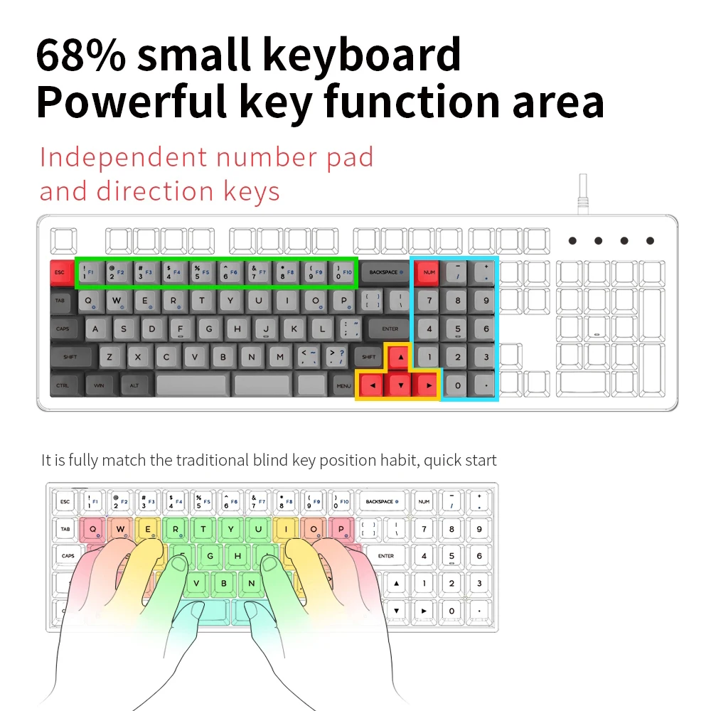 SK73S Mechanical Keyboard Bluetooth Wireless Gateron Optical Switch RGB Backlit Gaming Waterproof Macro Programe Gamer GK61