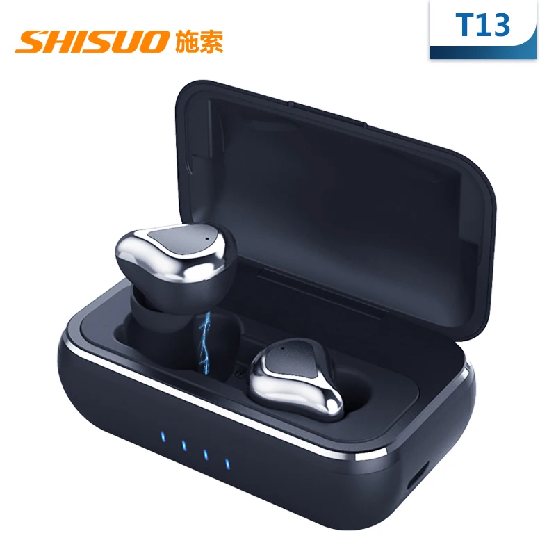 SHISUO наушники вкладыши TWS Bluetooth 5 0 Наушники Беспроводной IPX7 с защитой от пота мини