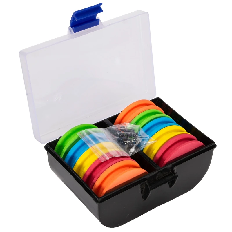 

10Pcs Fishing Line Storage Foam Spools Fishing Winding Board Fish Line Spools Fly Fishing Gear with Tackle Box