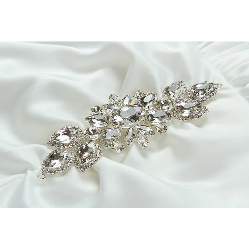 

DEAT Women White Patchwork Asymmetrical Folds Diamonds Dress New V-Neck Long Sleeve Slim Fit Fashion Tide Summer 2021 7E1041