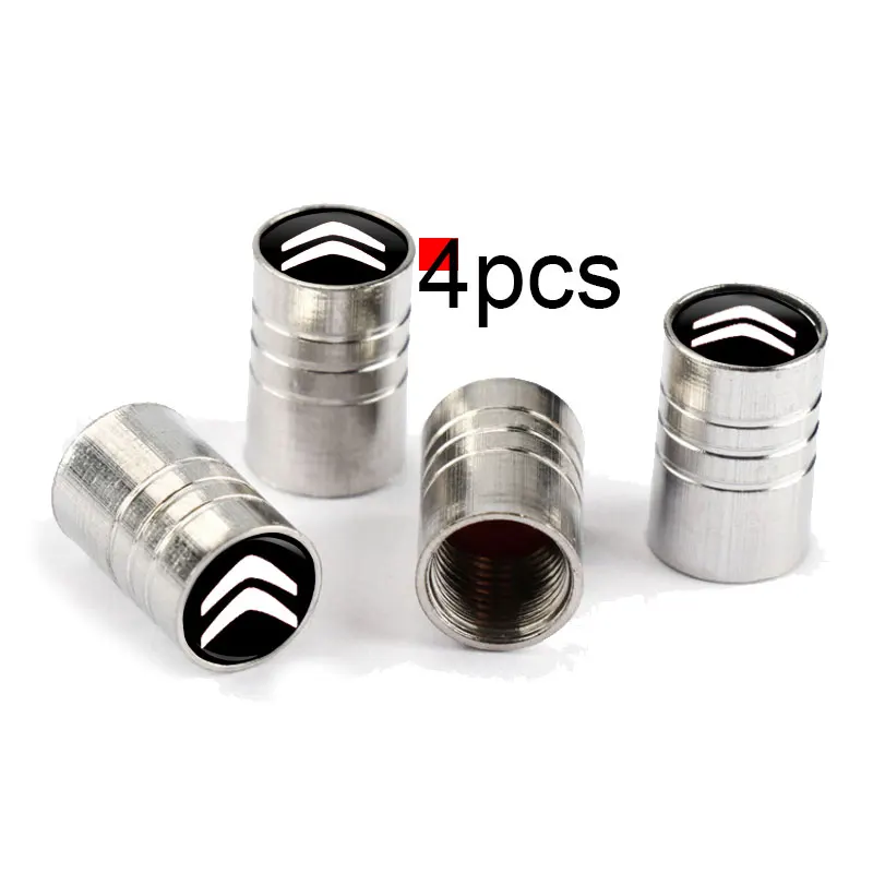 Металлическая креативная красная крышка клапана автомобиля 4 шт. аксессуары для