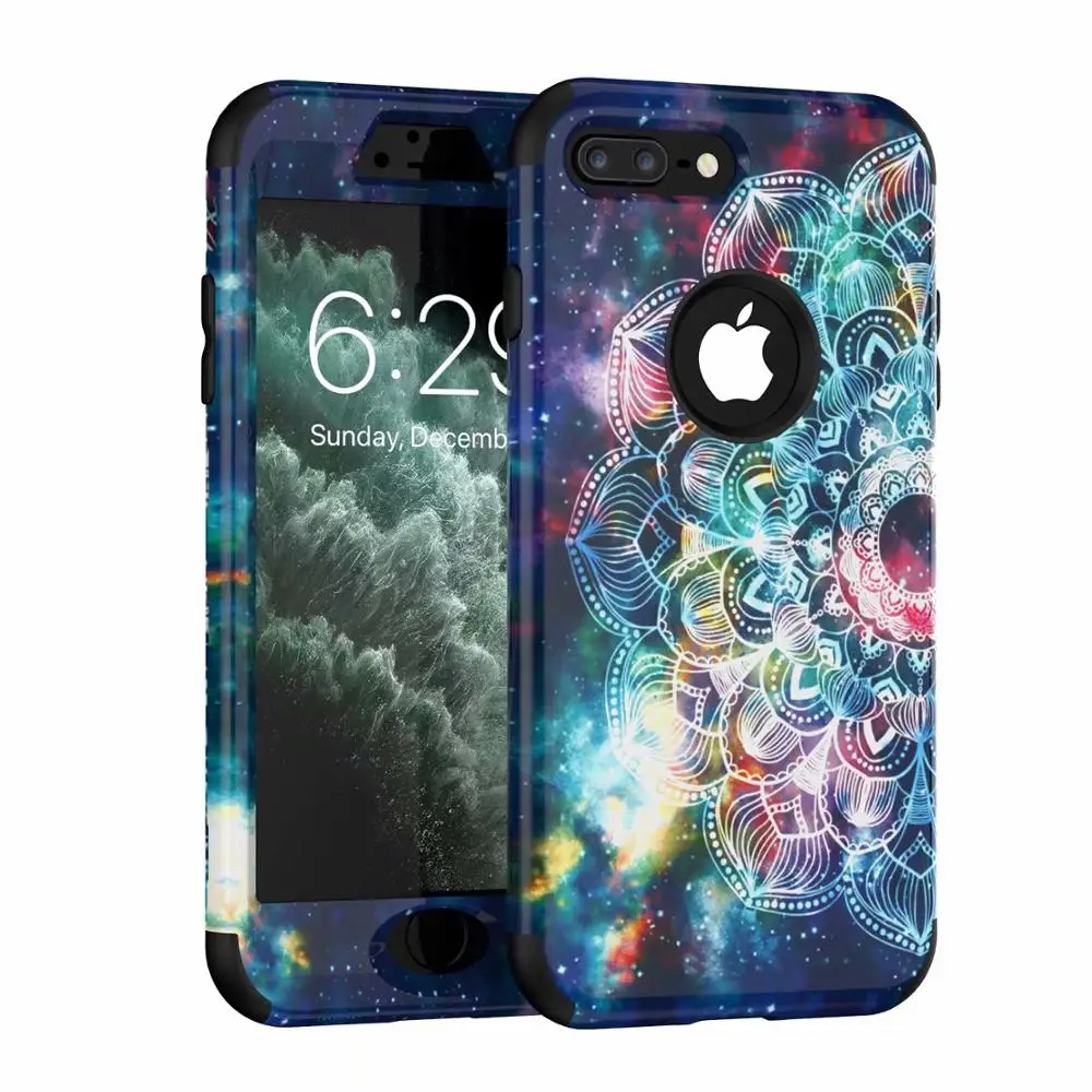 iPhone 7 8 Plus Чехол для телефона с узором для iPhone 11 Pro X Xr Xs Max 8 7 Plus силиконовый чехол жесткий чехол для samsung Galaxy Note 10 10+ 9 8 S10 Plus - Цвет: iPhone 7 8 Plus