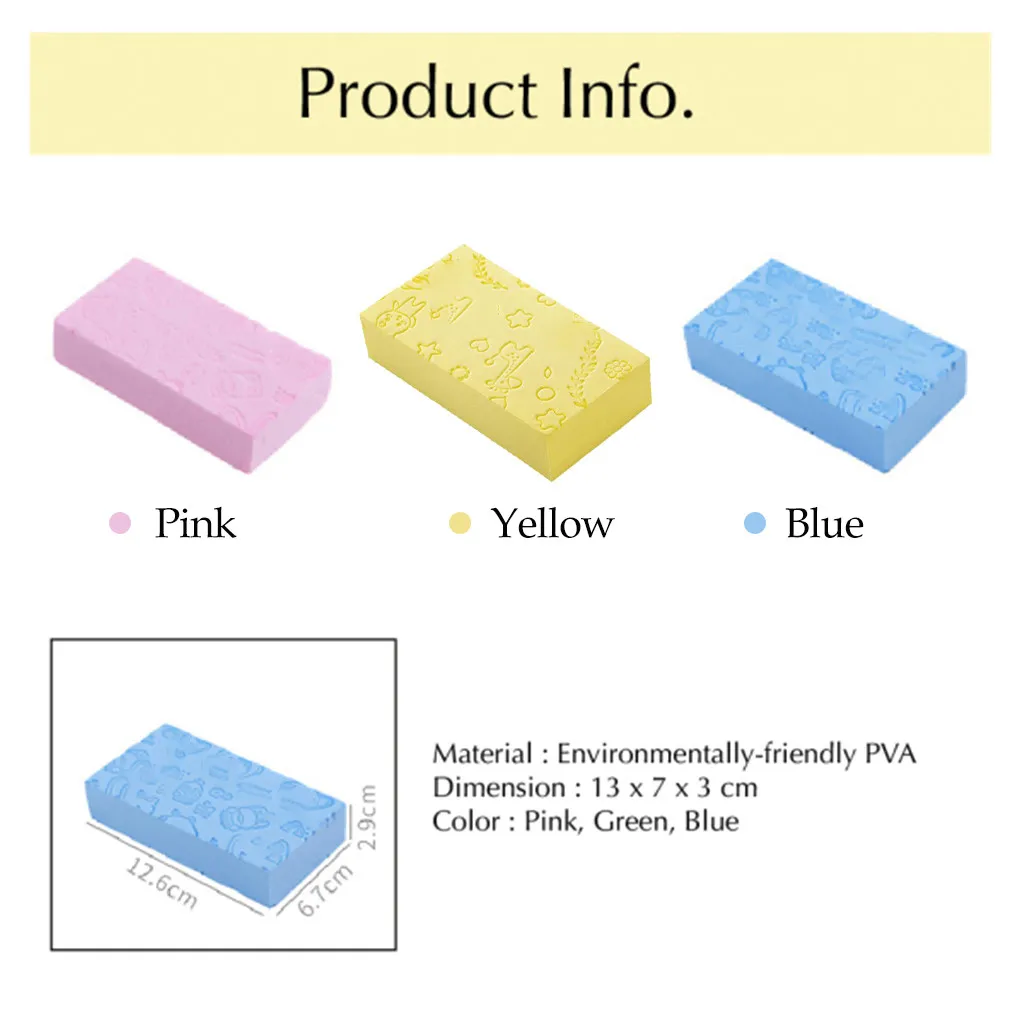 1 шт. губка для ванны с кружевным принтом скраб душа детский скруббер