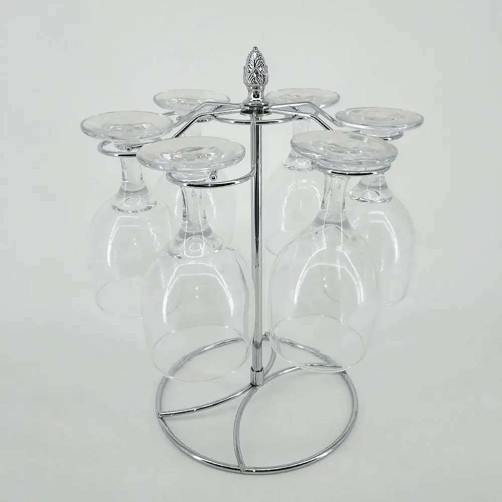 

1Pc Glass Rack Goblet Hanging Rack Creative Goblet Shelf Simple Style Goblet Holder Glass Stand for Hotel Bar