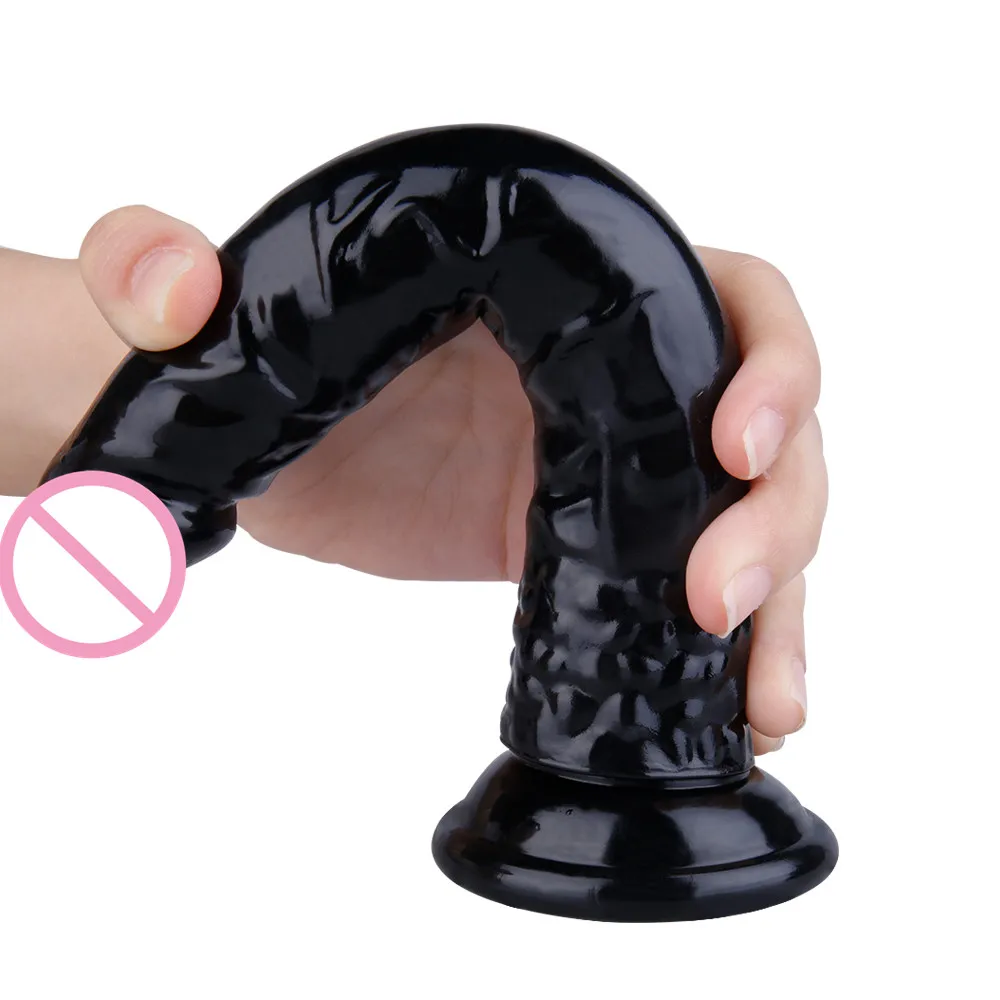 Сильная присоска игрушка дилдо для взрослых эротический мягкий Желейный