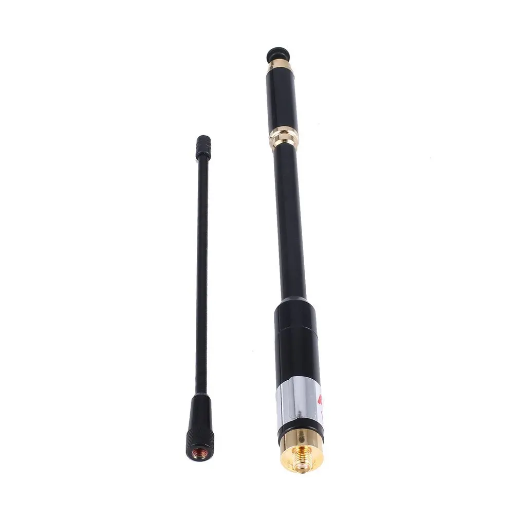 Двухдиапазонная телескопическая антенна Uhf Vhf Sma-femмина Al800 для радио Baofeng Cb Walkie Talkie