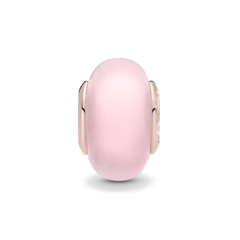 Бусина-Шарм Орхидея из муранского стекла серебро 925 пробы | Украшения и