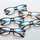 Синий светильник фильтром очки Для женщин Винтаж очки для мужчин рамки негабаритных оптические Oculos компьютерных игр очки вогнуто-Выпуклое стекло, очки