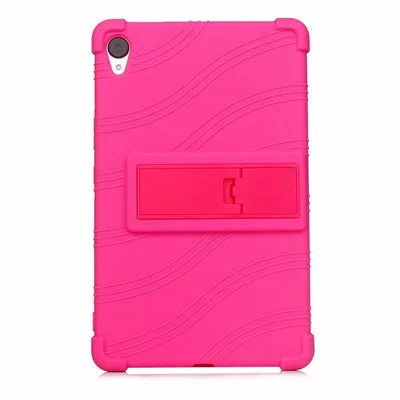 Rose Мягкий силиконовый чехол для huawei Mediapad M6 8,4 дюймов VRD-AL09 VRD-W09 Funda чехол подставка держатель для huawei M6 8,4 ''+ подарок - Цвет: Rose
