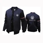 Мужская куртка с круглым вырезом, универсальная спортивная куртка в стиле хип-хоп, BERETTA Guns Logo, 2021
