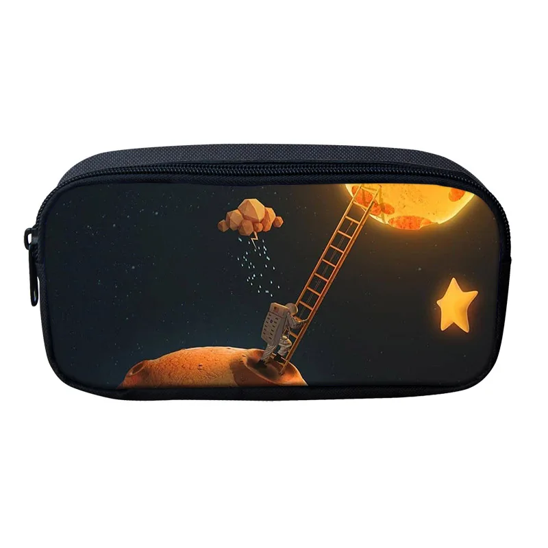 HYCOOL Космический Чехол карандаш с принтом звезд детские сумки карандаши женская