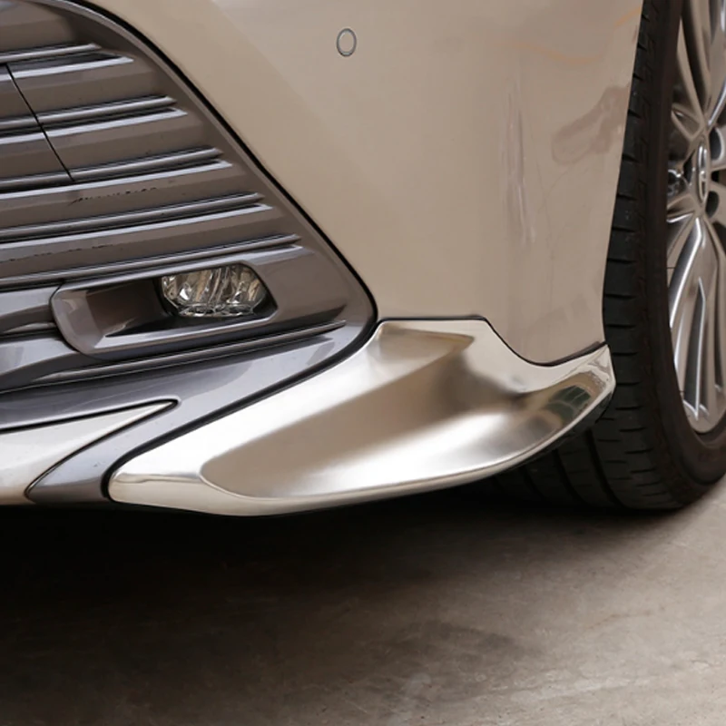 Модификация автомобильного стиля 2 шт. накладка на передний угол бампер губы