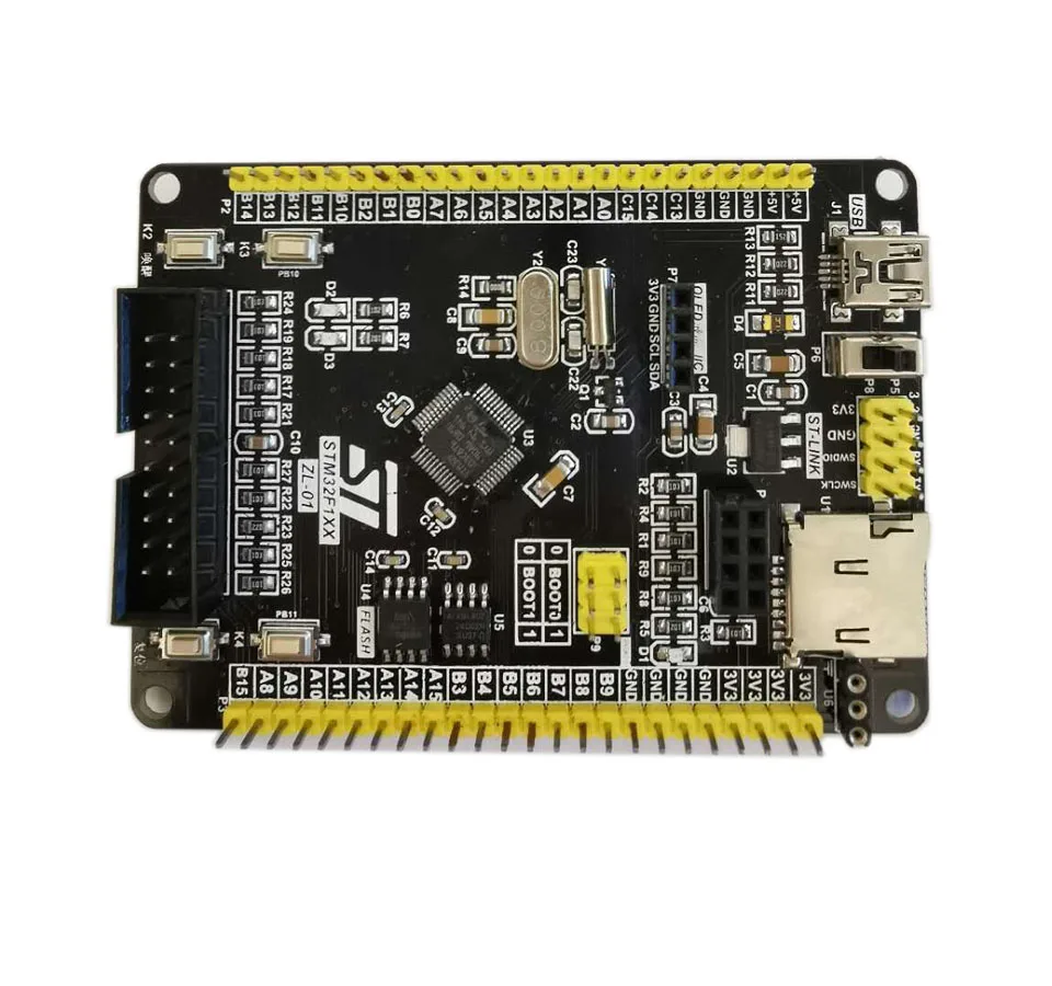 Макетная плата STM32f103C8T6 STM32 Discovery Arm Cortex M3 MCU LQFP48 контактный чип основная с USB кабелем