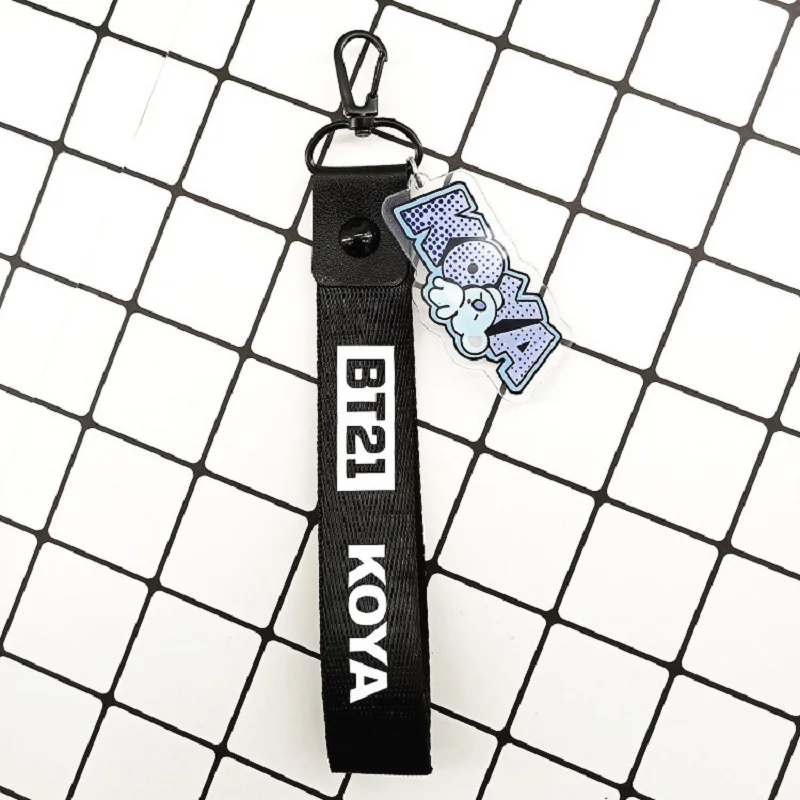 

4 SBTS Bulletproof Youth Group Lanyard name bar mobile phone lanyard hand strap mobile phone shell lanyard + pendant