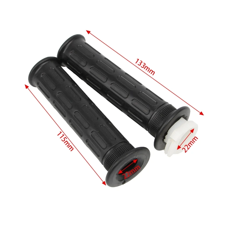 

New 1 Pair 7/8'' Motorcycle Handlebar Hand Grips Rubber For Honda CBR 250R 929 954 Motorbike Accessories qyh