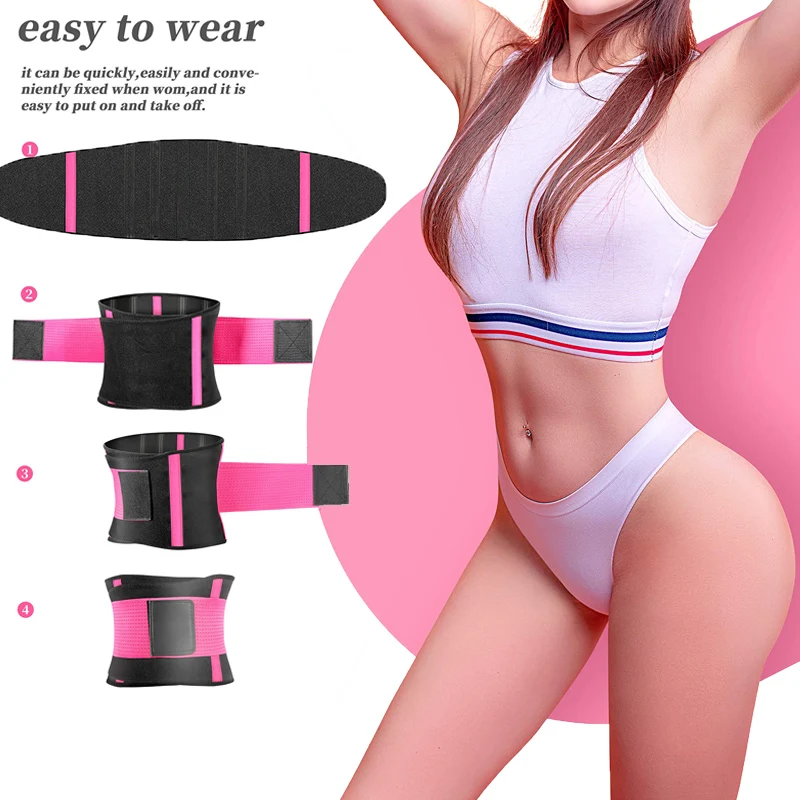 

Women Waist Trainer Corset Shaper Slimming Belt Modeling Strap Body Slimming Corset Fitness Waist Belt Neoprene Back Belt Men