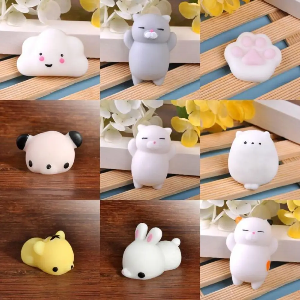 

Cute Soft Rabbit Pig Cat Animal Stress Relief Squeeze Toy Decompression Kids Gift Stress Relief Squeeze Toy Decompression Kids G