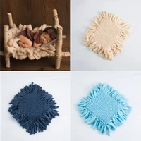 newborn photography props accessories woven blanket studio baby photo prop backdrop square blanket 5050cm basket stuffer filler