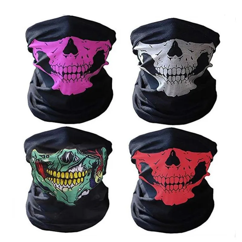 

Оптовая продажа 50 шт. мотоциклетная маска для лица с черепом британский флаг головной платок клоуна велосипедные бесшовные банданы бриллиа...