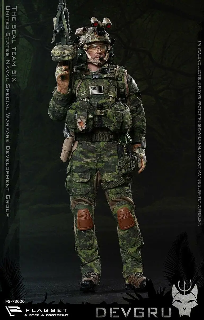 

FLAGSET 1/6 Seal 6 Team DEVGRU Jungle Dagger FS-73020 12" Action Figure