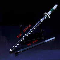 fashion creative stylus metal weapon shape demon slayer kimetsu no yaiba anime gel pen for writing stationery office school pen