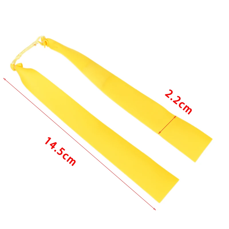

10pcs Slingshot Powerful Elastic Rubber Band Practical Hunting Sports Catapult Kit Set Slingshot Rubber Random Color
