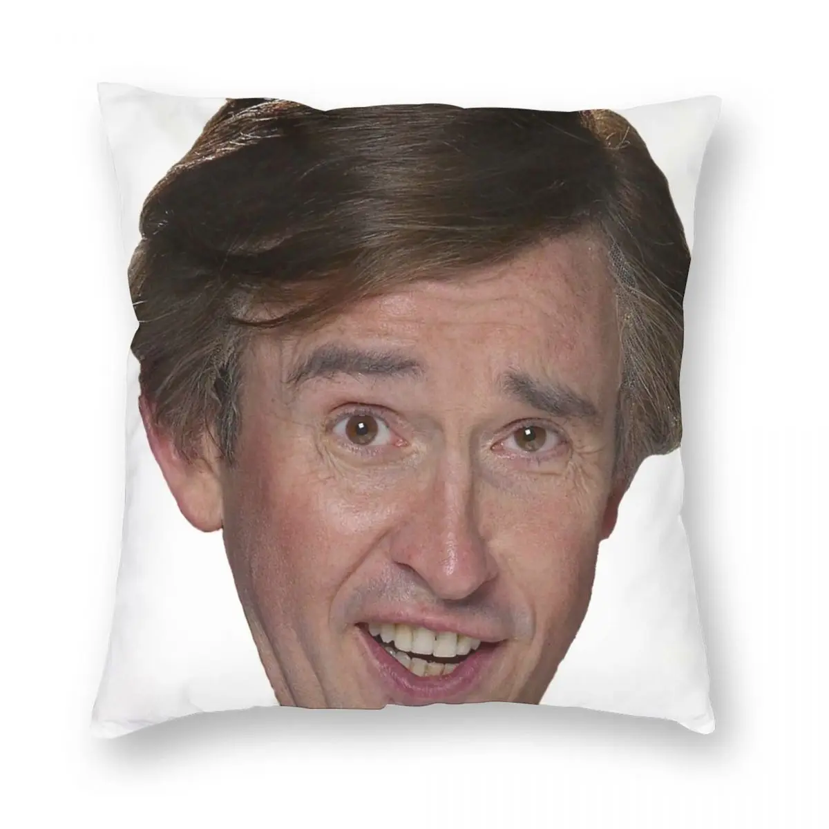 

Alan Partridge Face Square Pillowcase Polyester Linen Velvet Pattern Zip Decorative Bed Cushion Cover