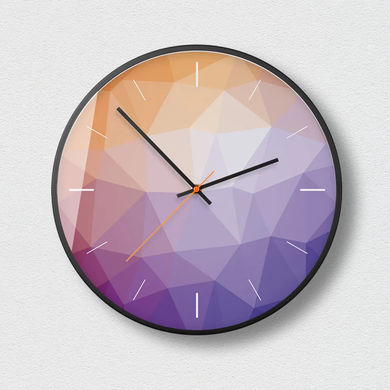 Multicolor Abstract Wall Clock Modern Design Fantastic Art Clocks Simple Living Room Home Decoration Accessories C5T122 | Дом и сад