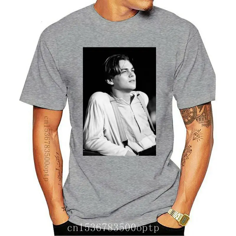 

Design Leonardo Dicaprio Titanic Cotton Man Printed T Shirt For Men Harajuku Funny Men Tee Shirts 011495