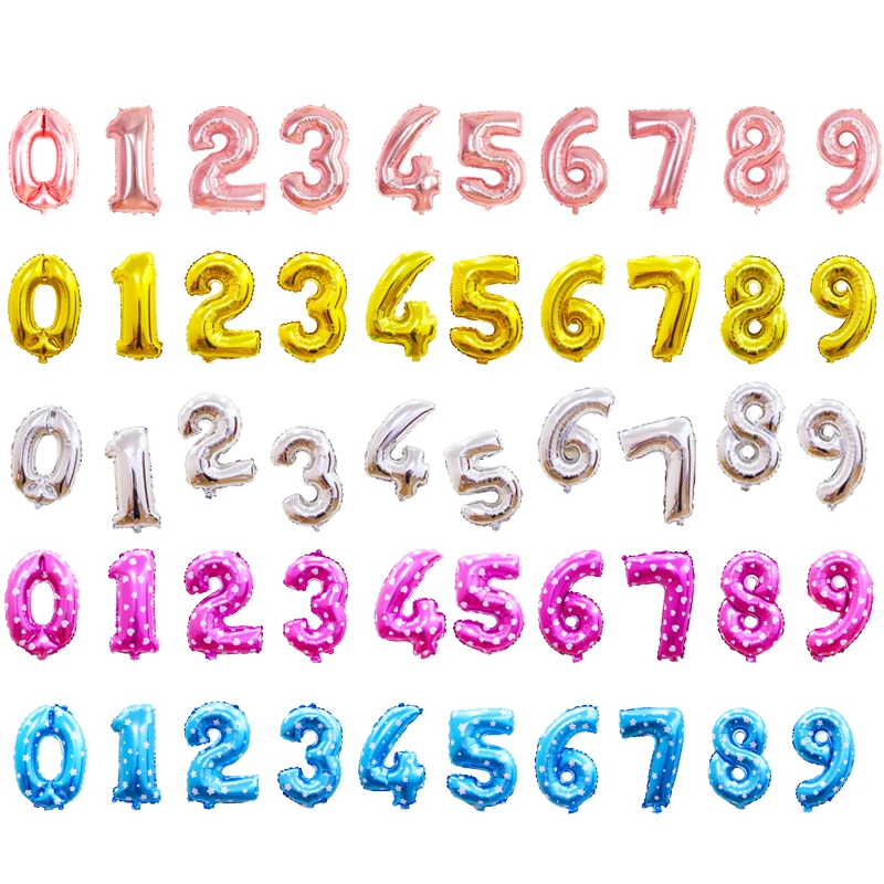 Большие шары 40 дюймов фольгированные гелиевый воздух фигурки розового золота и