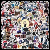 1050100pcs cartoon anime black butler graffiti stickers for stationery kid toys laptop suitcase guitar fridge decal stickers