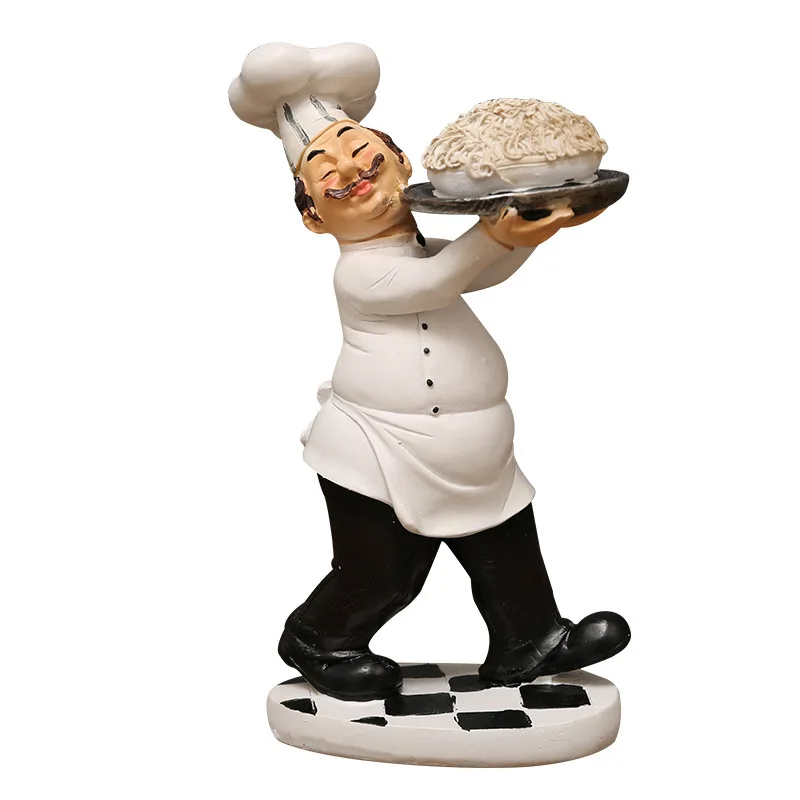 

American country chef resin function ornament home restaurant coffee shop fashion decoration function ornament wholesale