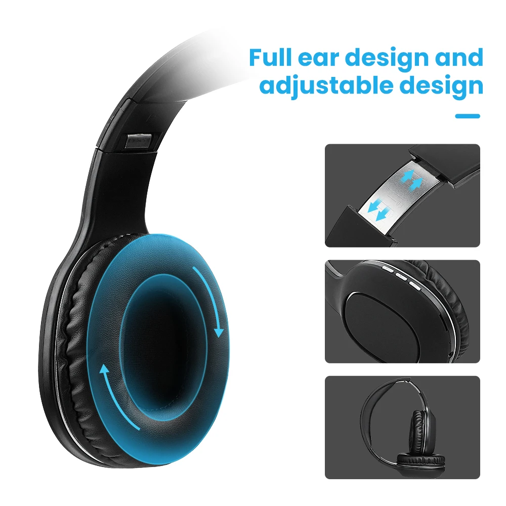 Hi-fi стерео Музыкальная гарнитура AIYIMA складные наушники с микрофоном для телефона