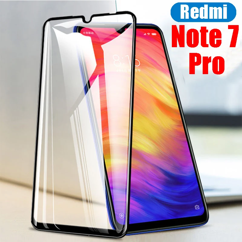 Защитное стекло для Xiaomi Redmi Note 7 Pro закаленное экрана xiomi Red mi Note7 Note7pro бронированное