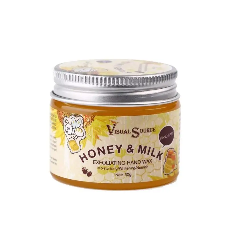 50 г молочный Мёд воск для рук увлажняющий отбеливающий крем лица Маски в руки